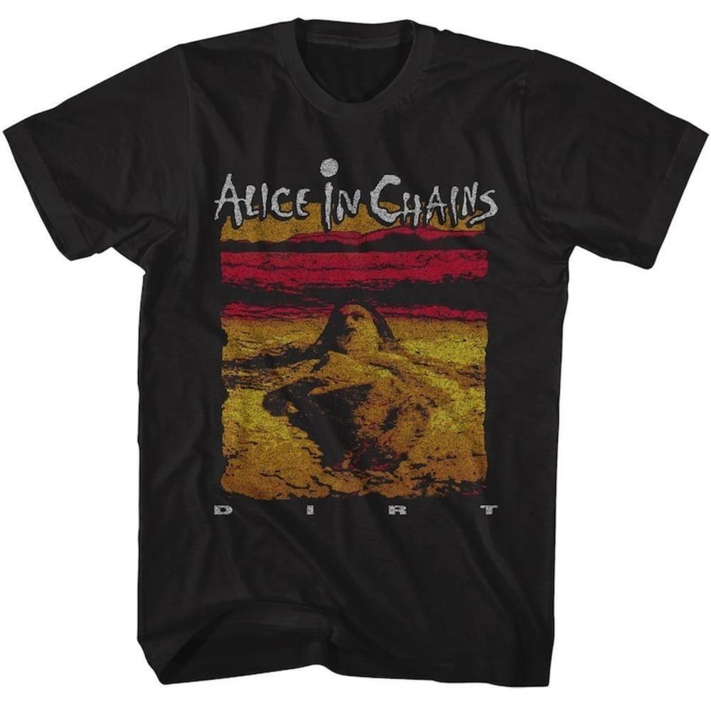 Alice In Chains Dirt Album T Shirt Rock Band Music Graphic Fan Gift Retro Tee